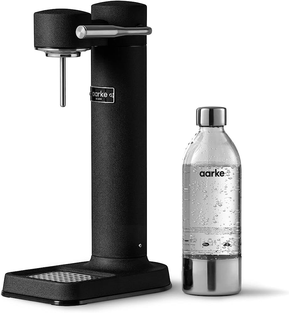 Aarke - Sparkling & Seltzer Soda Water Maker w/ Bottle Black