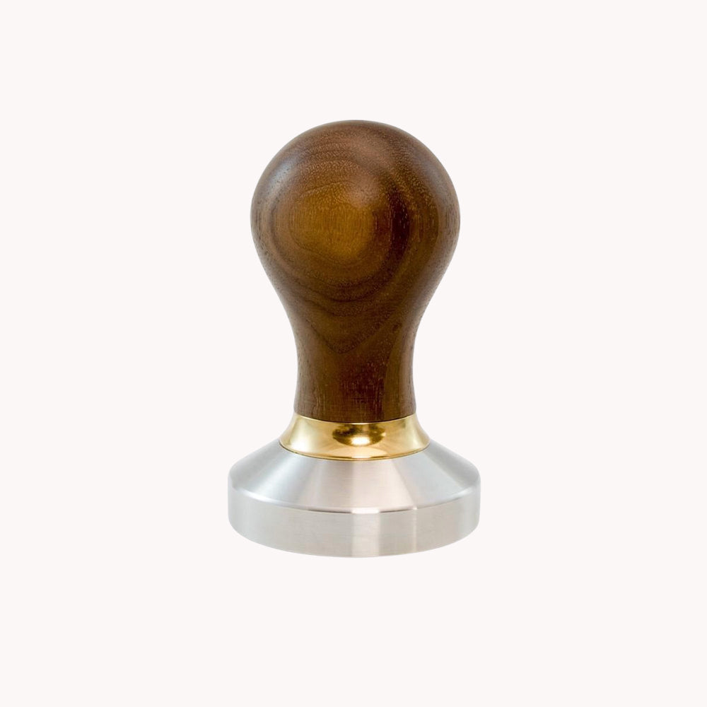 Espresso Parts Compressore Walnut Tamp 58mm Flat