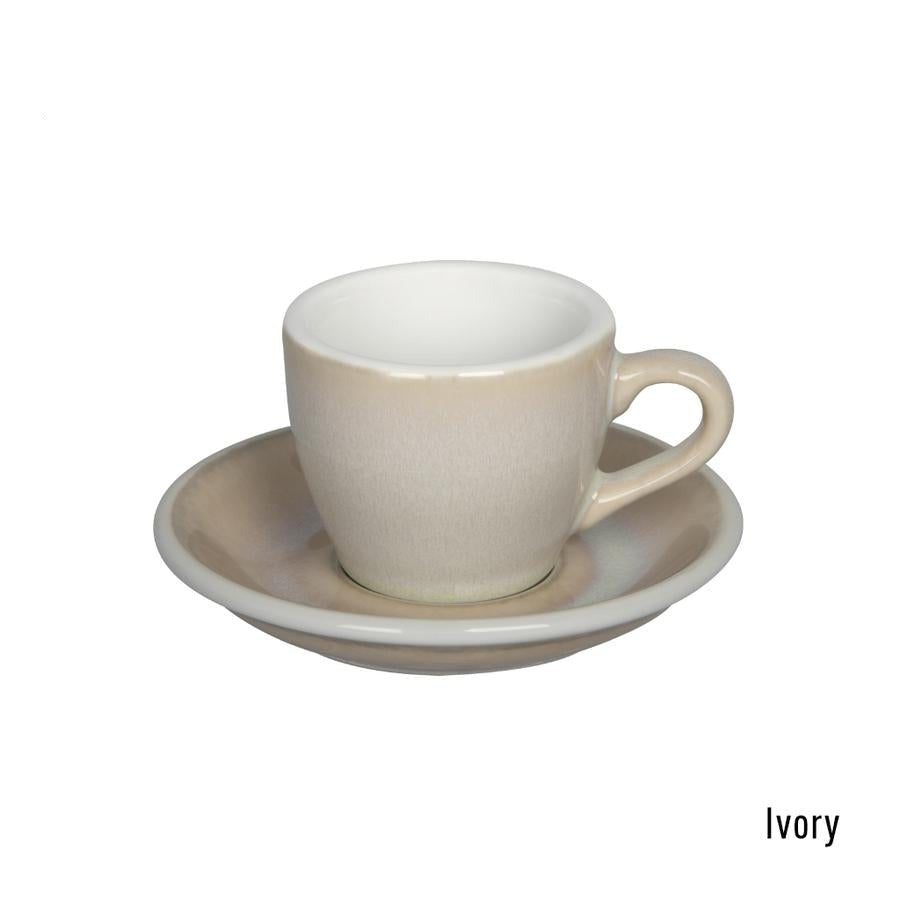 Egg Espresso Cup &amp; Saucer 80 ml
