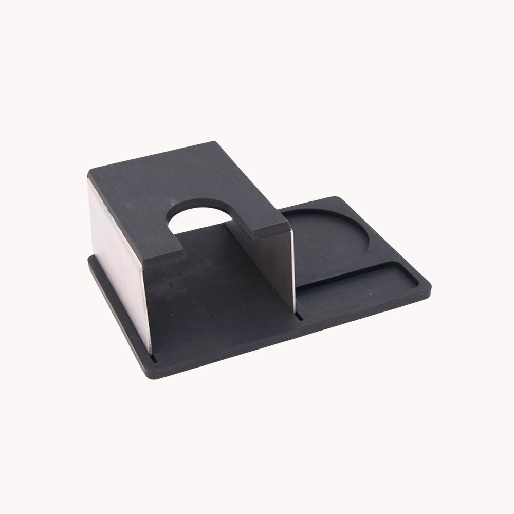 Tamp Stand with Rubber Base and Tamp Rest