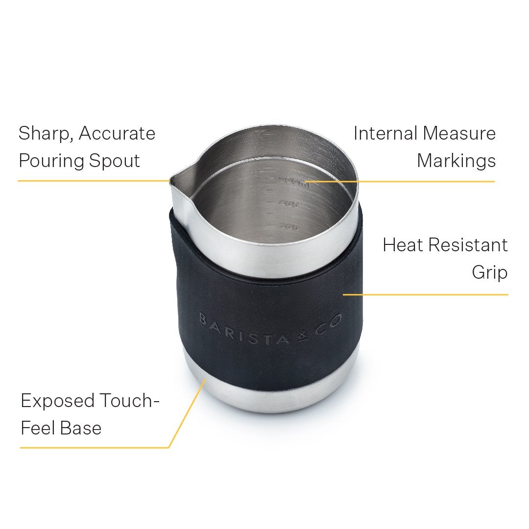 Shorty Stainless Steel Professional Milk Jug - 600ml