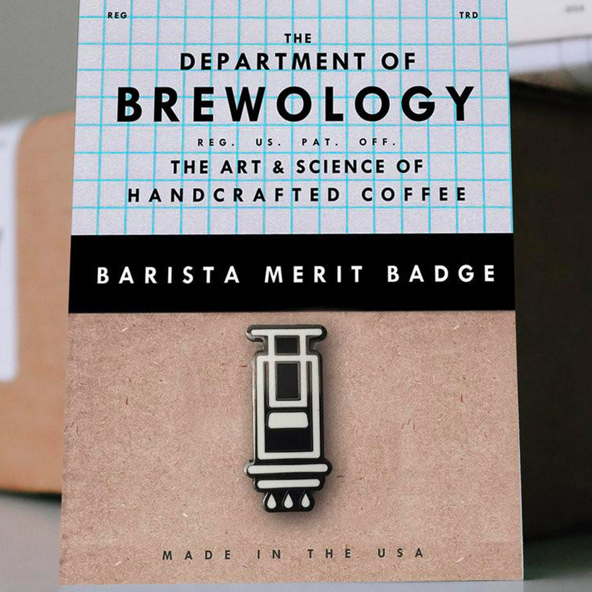 Barista Merit Badge Pins