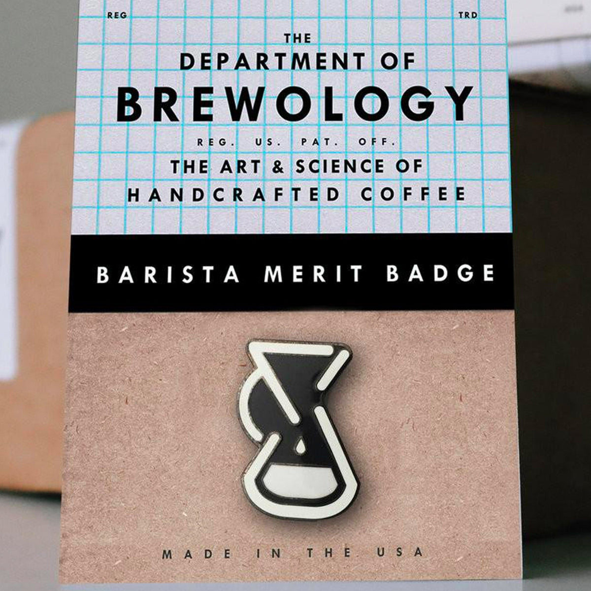 Barista Merit Badge Pins
