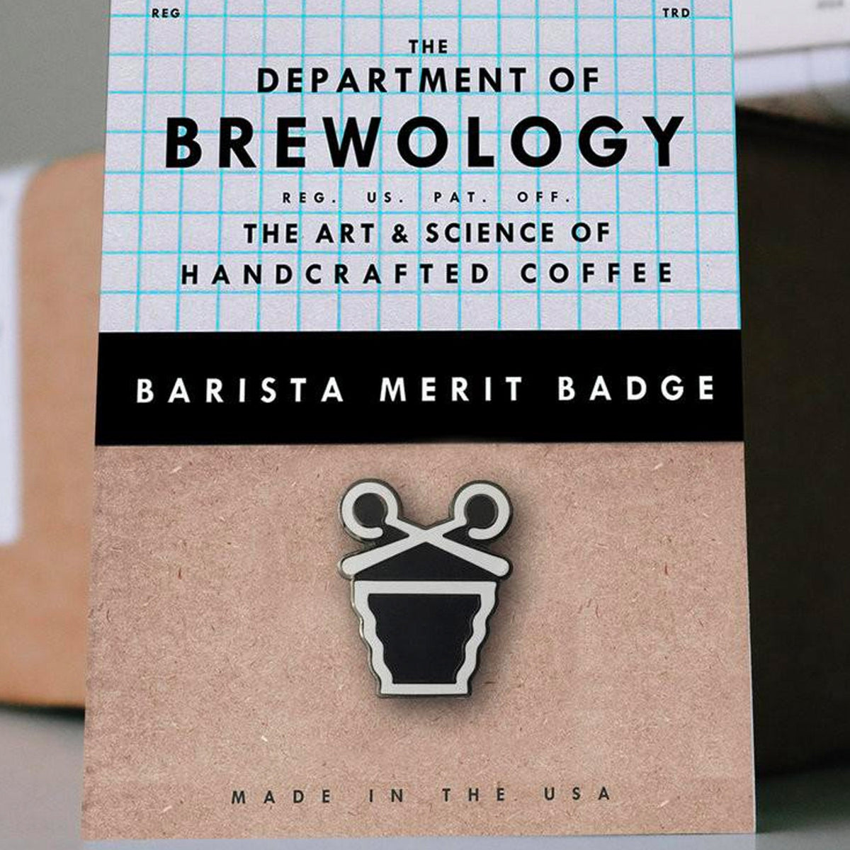 Barista Merit Badge Pins