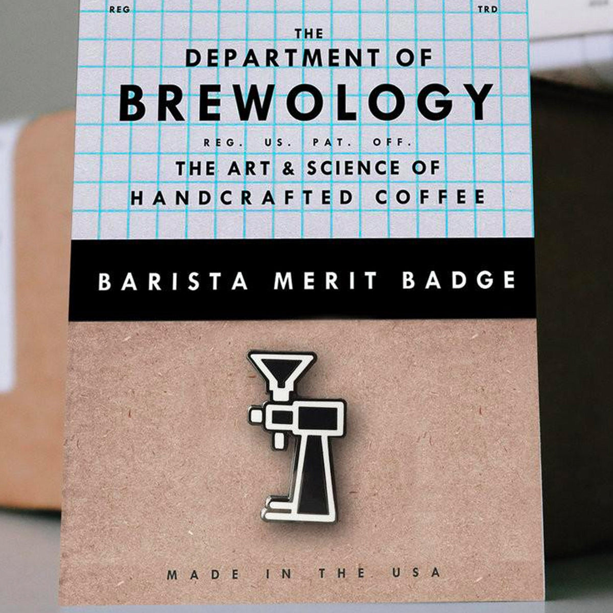 Barista Merit Badge Pins
