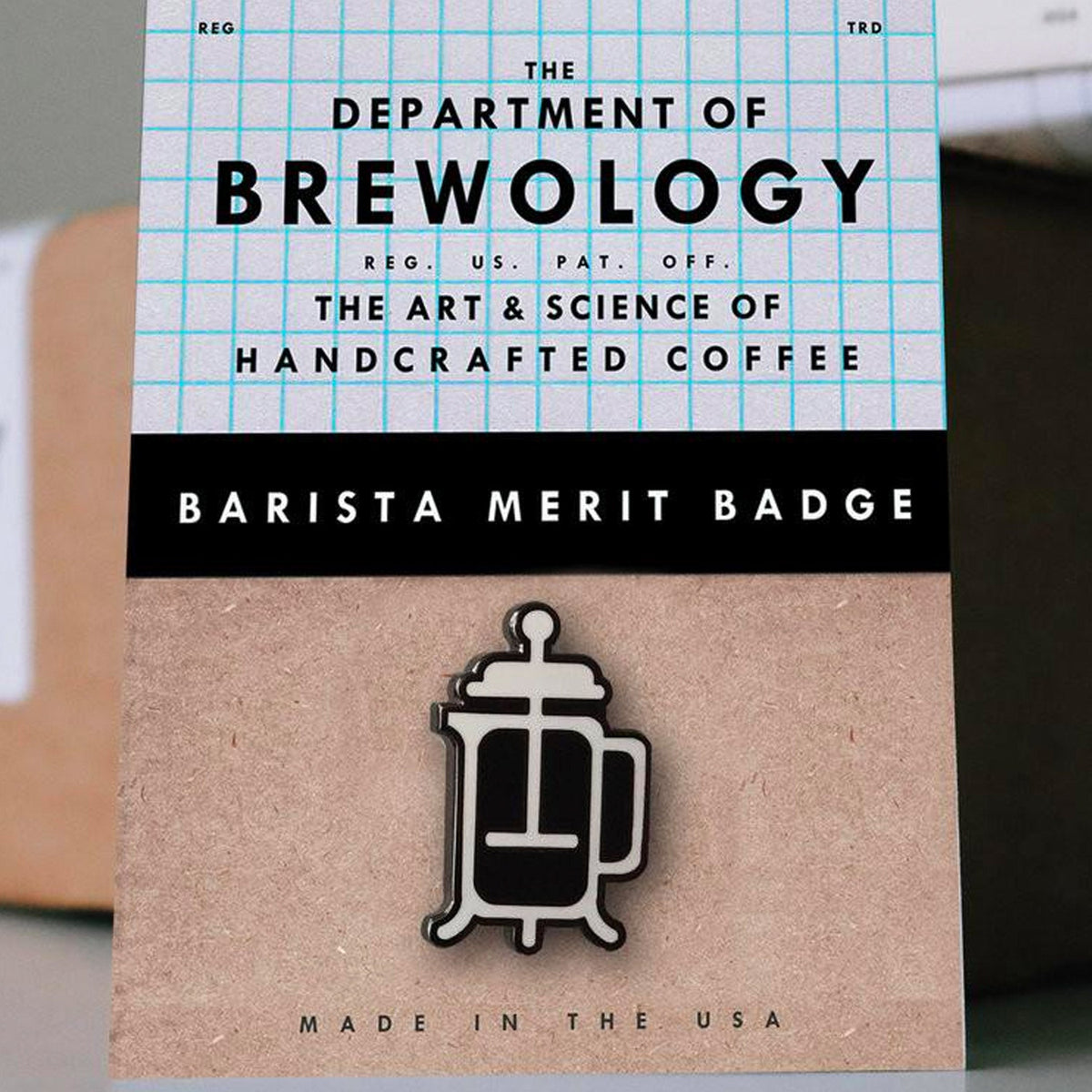 Barista Merit Badge Pins