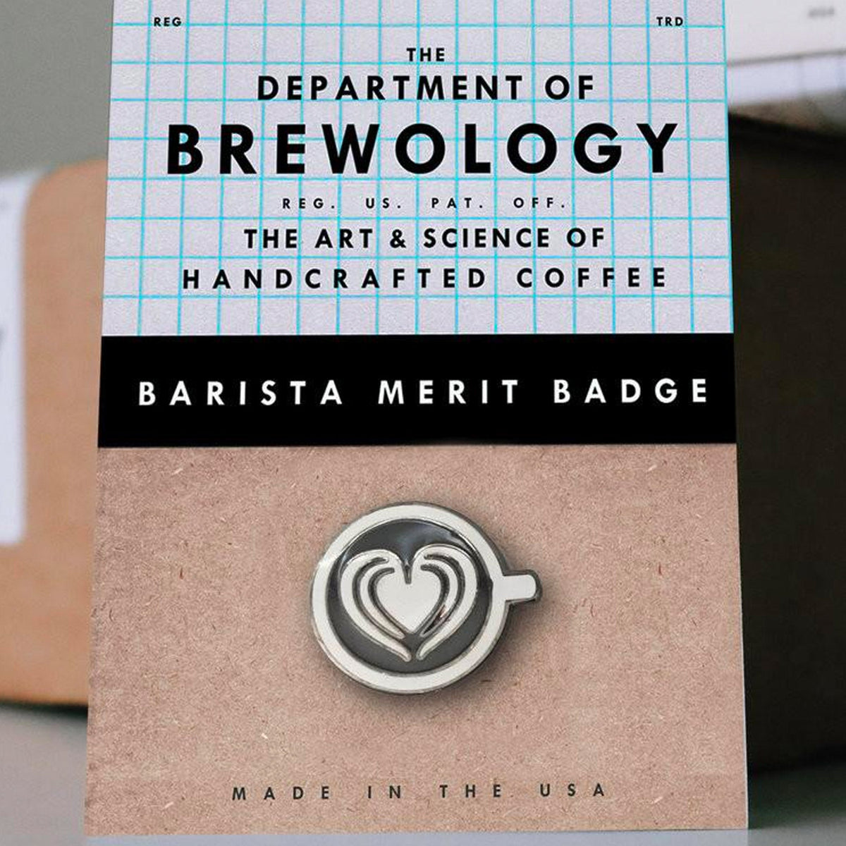 Barista Merit Badge Pins