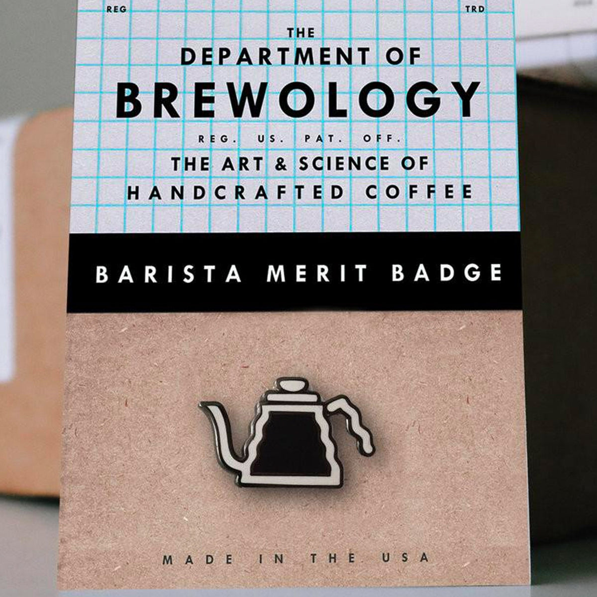 Barista Merit Badge Pins