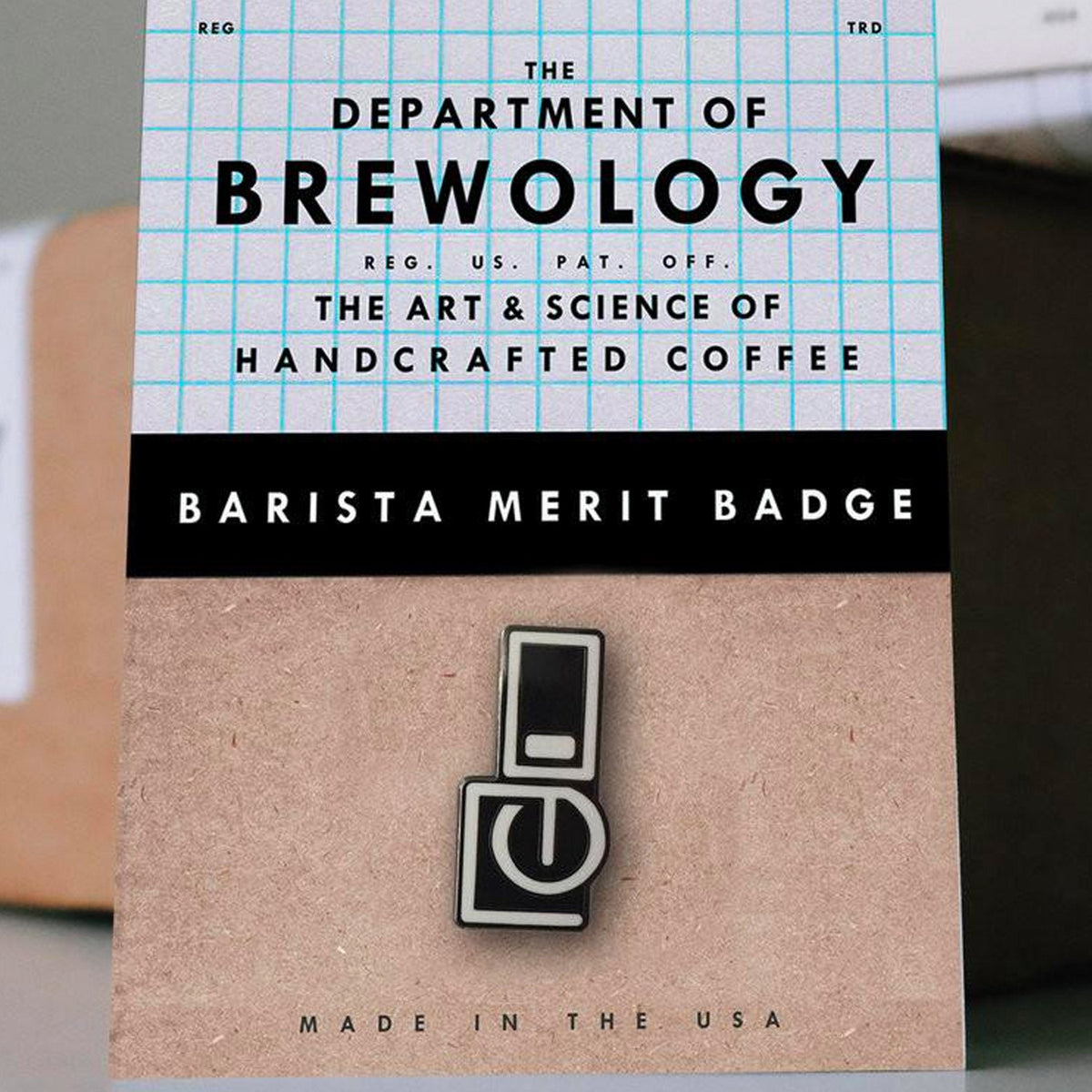 Barista Merit Badge Pins