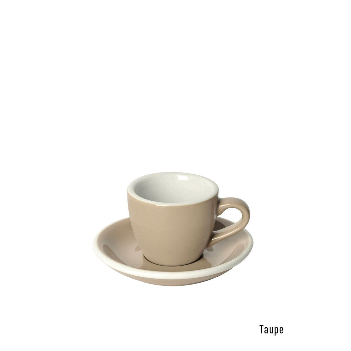 Egg Espresso Cup &amp; Saucer 80 ml