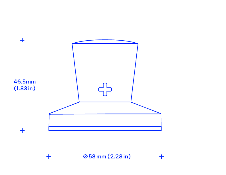 T+O Espresso Tamper 58mm