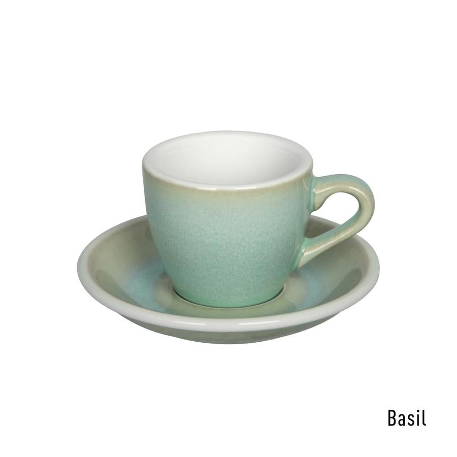 Egg Espresso Cup &amp; Saucer 80 ml