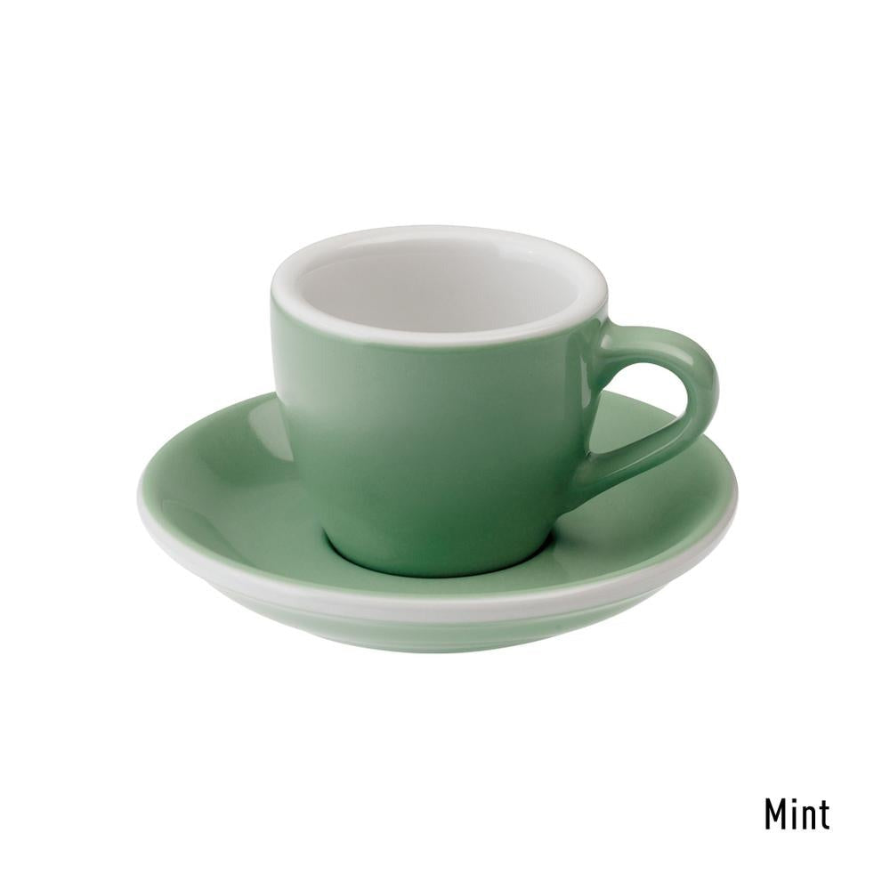 Egg Espresso Cup &amp; Saucer 80 ml