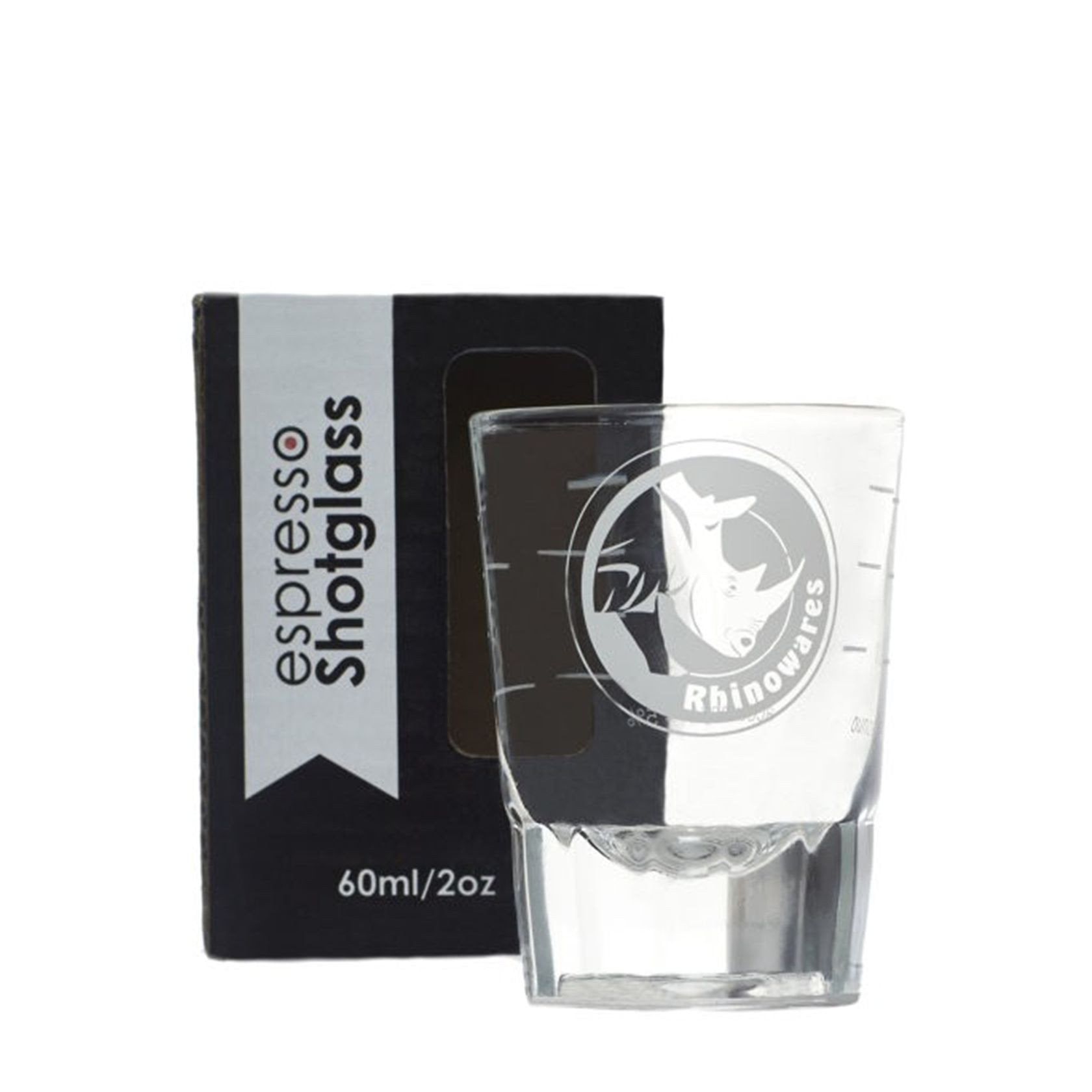 Rhino Round Shot Glass 60ml Lined