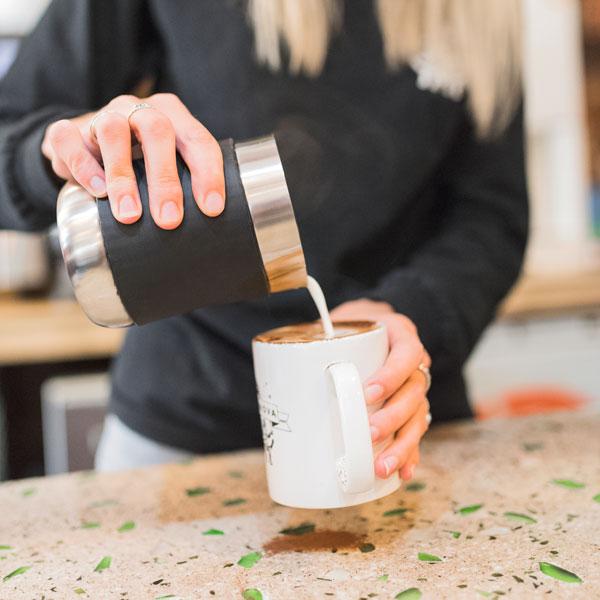 Shorty Stainless Steel Professional Milk Jug - 600ml