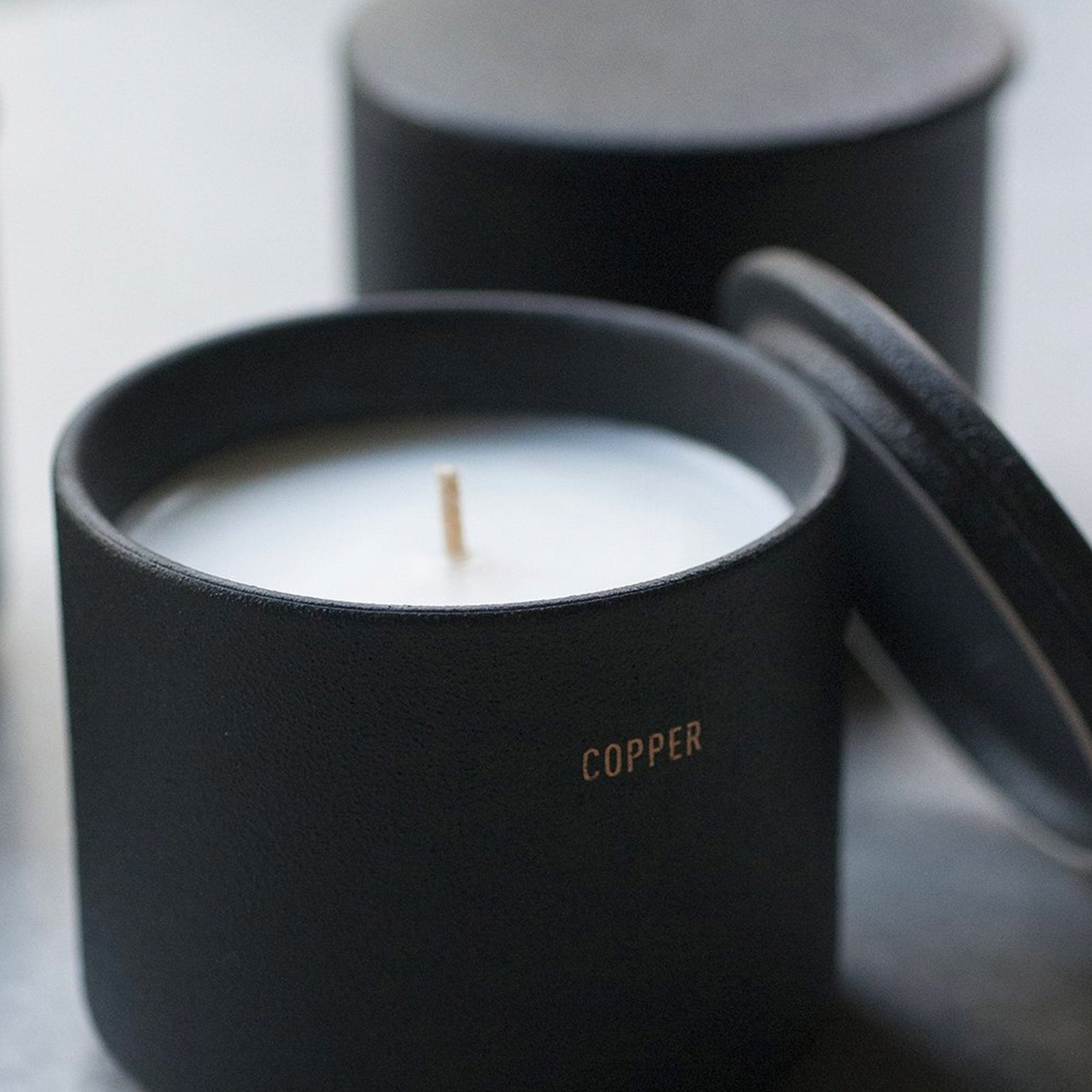 The Candle Scented Candle (Copper) (Black)
