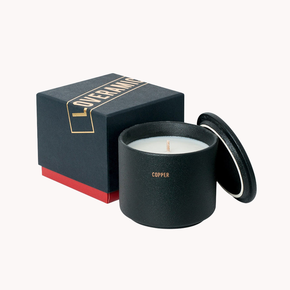 The Candle Scented Candle (Copper) (Black)