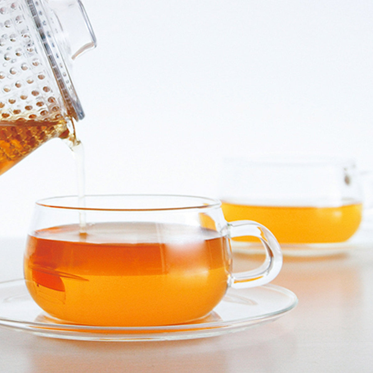 UNITEA Cup &amp; Saucer 230ml Glass