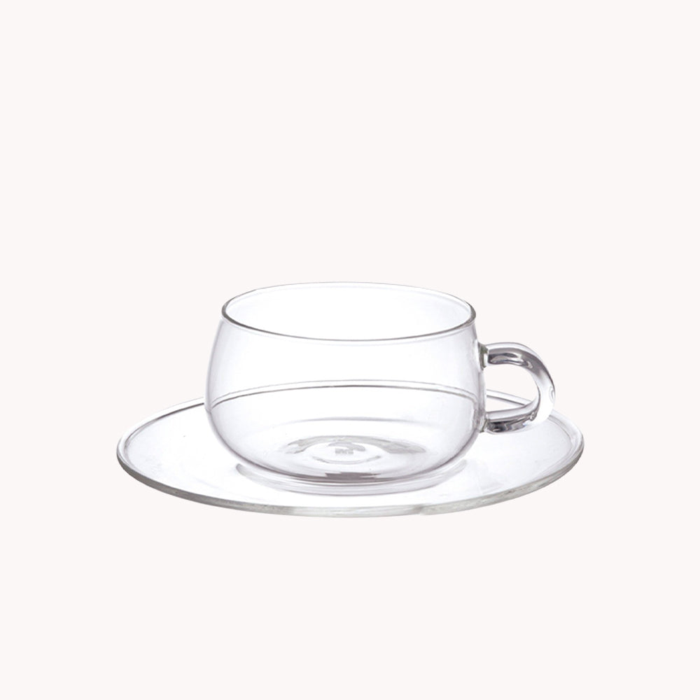 UNITEA Cup & Saucer 230ml Glass
