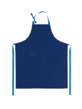 Lucio Verso Blue Classic Apron