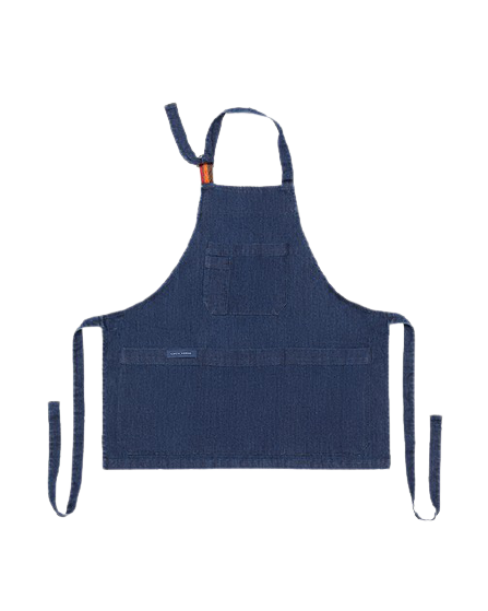 Lucio Verso Blue Denim Kids Apron