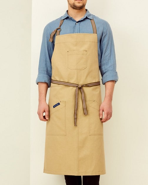 Lucio Verso Dark Beige Classic Apron