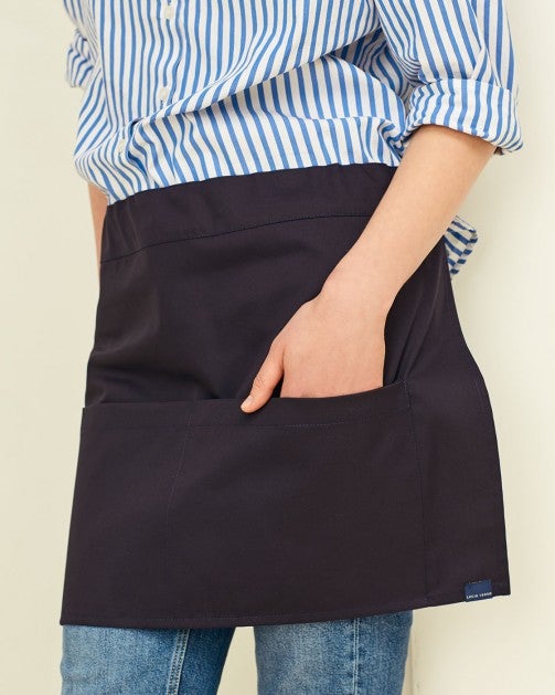 Lucio Verso Dark Blue Mini Bistro Apron