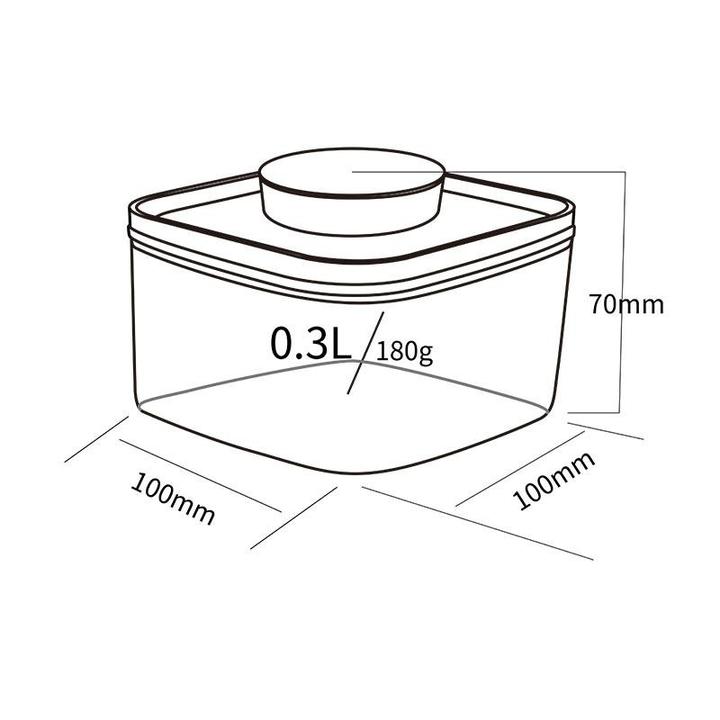 Everlock Turn &amp; Lock Airtight Food Storage Container 0.3L
