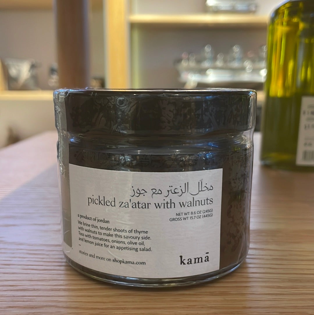 Pickled Za'atar with Walnuts