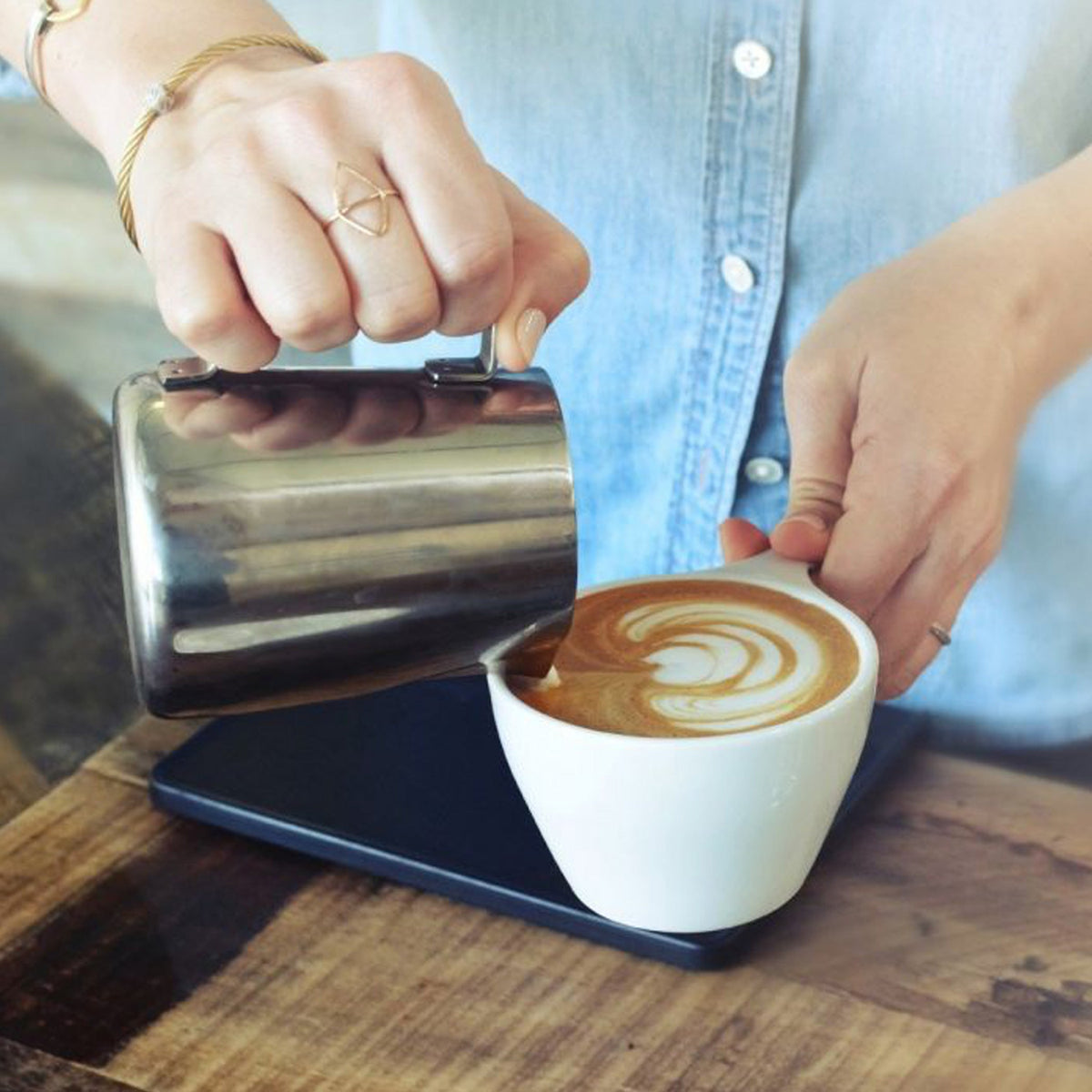 Lino Small Latte Cup &amp; Saucer 237ml