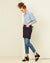 Lucio Verso Midnight Blue Mini Bistro Apron