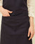 Lucio Verso Midnight Blue V-Neck Classic Apron