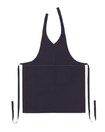 Lucio Verso Midnight Blue V-Neck Classic Apron