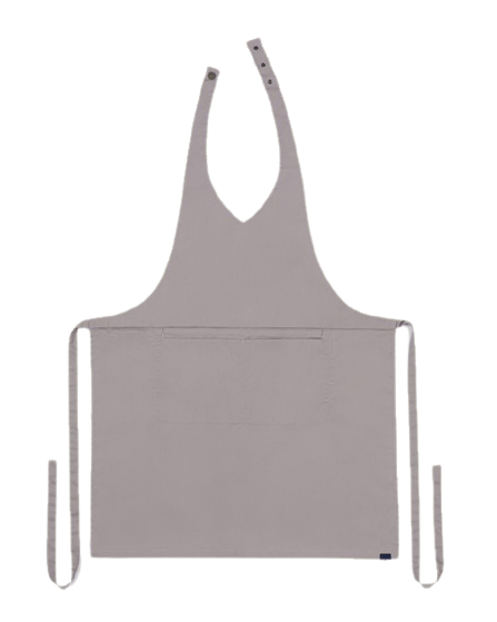 Lucio Verso Slate Grey V-Neck Classic Apron