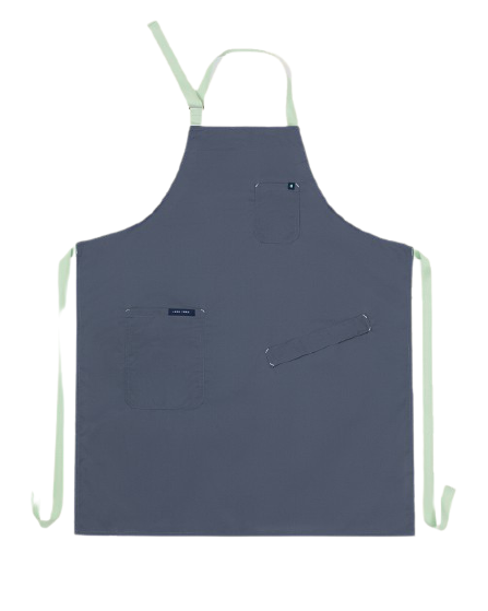 Lucio Verso Steel Blue Classic Apron