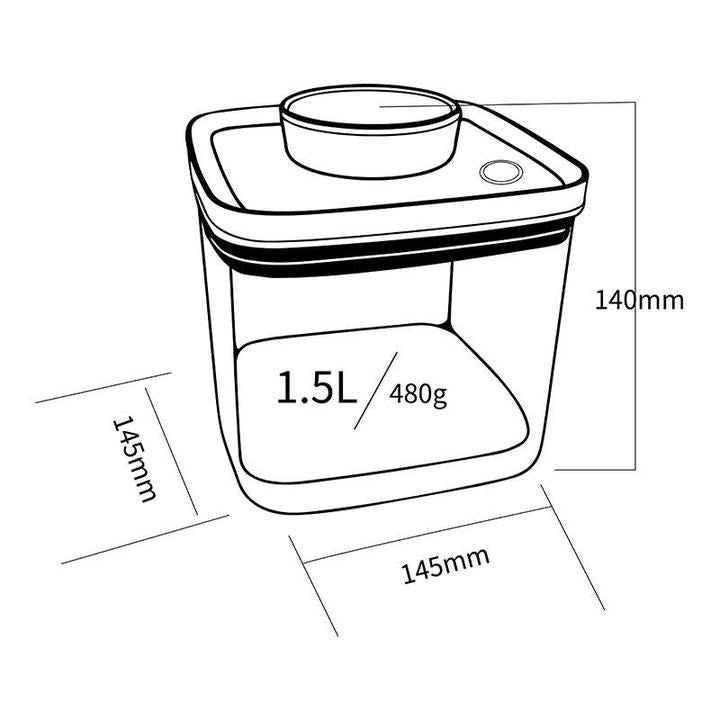 Turn-N-Seal Vacuum Storage Canister 1.5L