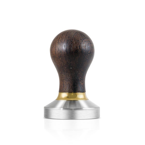 Compressor Professional Espresso Tamp 58mm Flat - Wenge Wood